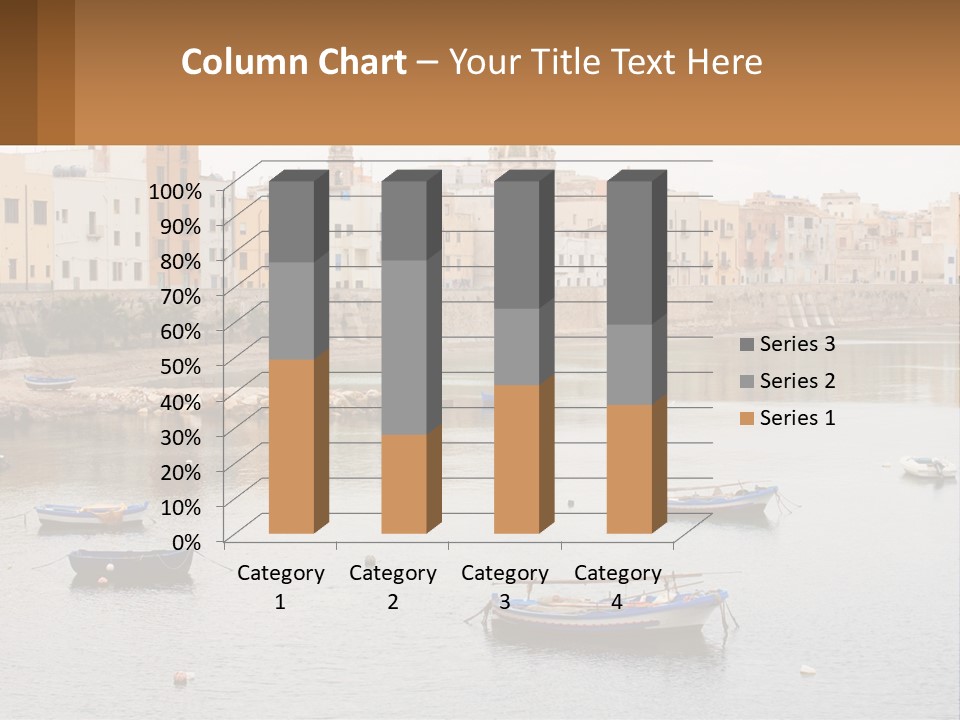 A Group Of Boats Floating On Top Of A River PowerPoint Template