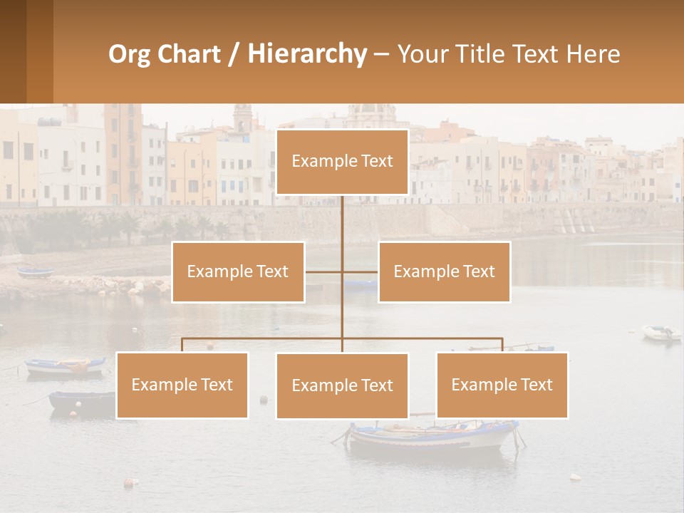 A Group Of Boats Floating On Top Of A River PowerPoint Template