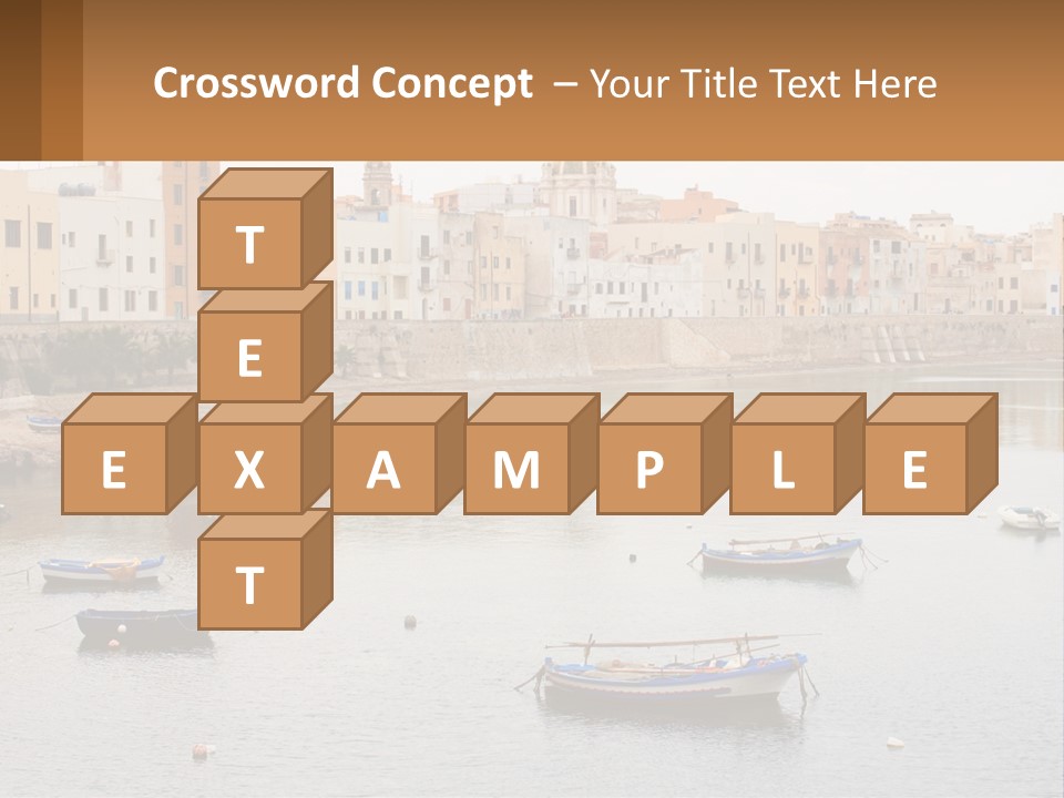 A Group Of Boats Floating On Top Of A River PowerPoint Template