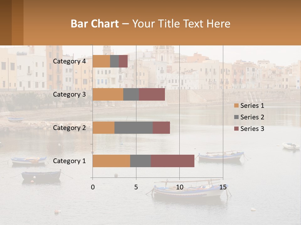 A Group Of Boats Floating On Top Of A River PowerPoint Template