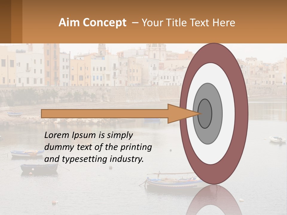 A Group Of Boats Floating On Top Of A River PowerPoint Template