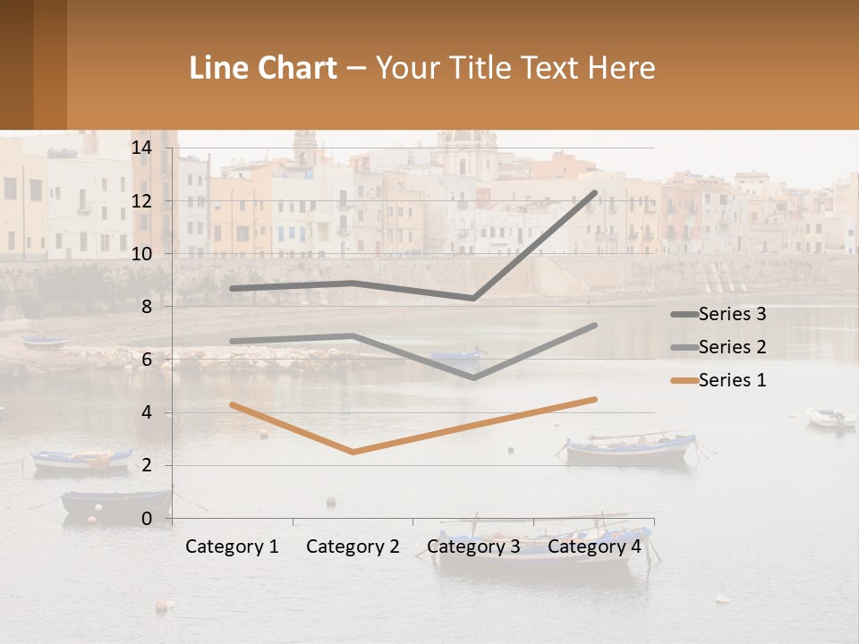 A Group Of Boats Floating On Top Of A River PowerPoint Template