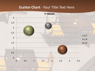 A Group Of Yellow Chairs And A Table PowerPoint Template