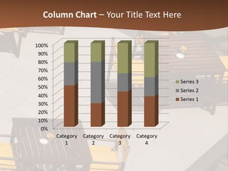 A Group Of Yellow Chairs And A Table PowerPoint Template