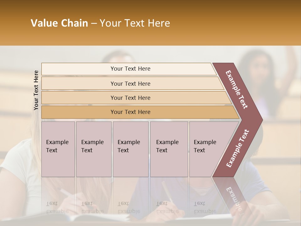 A Group Of People Sitting In A Lecture Hall PowerPoint Template
