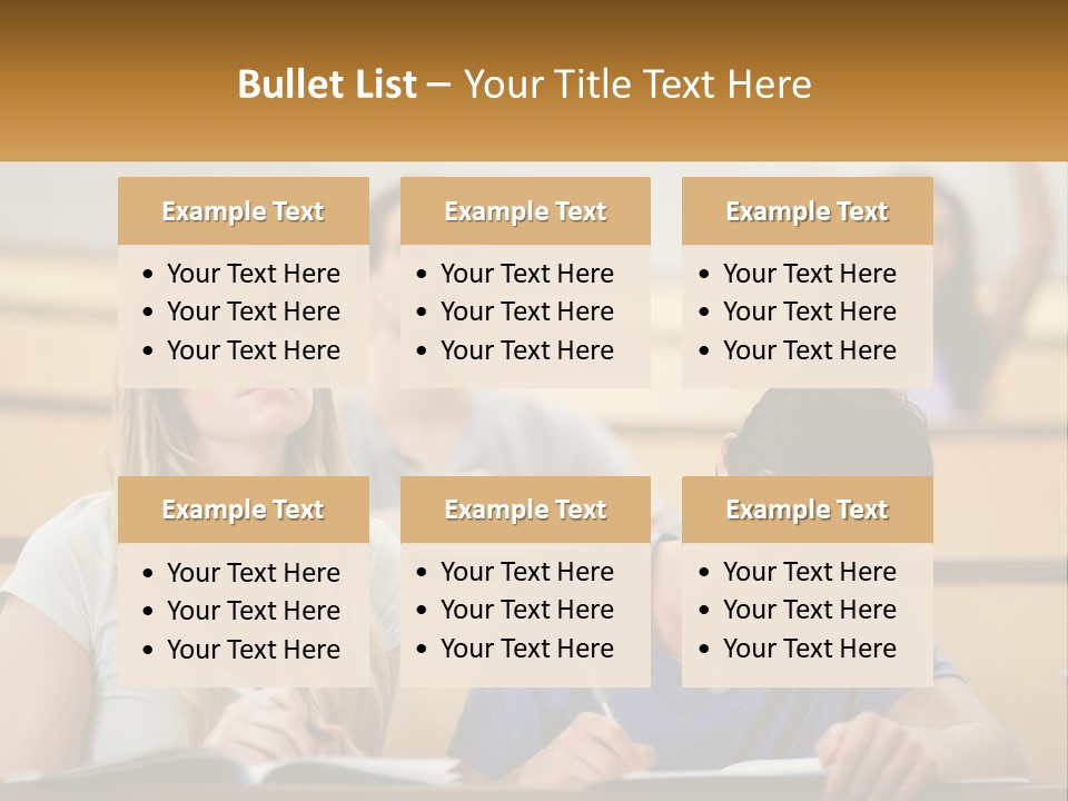 A Group Of People Sitting In A Lecture Hall PowerPoint Template
