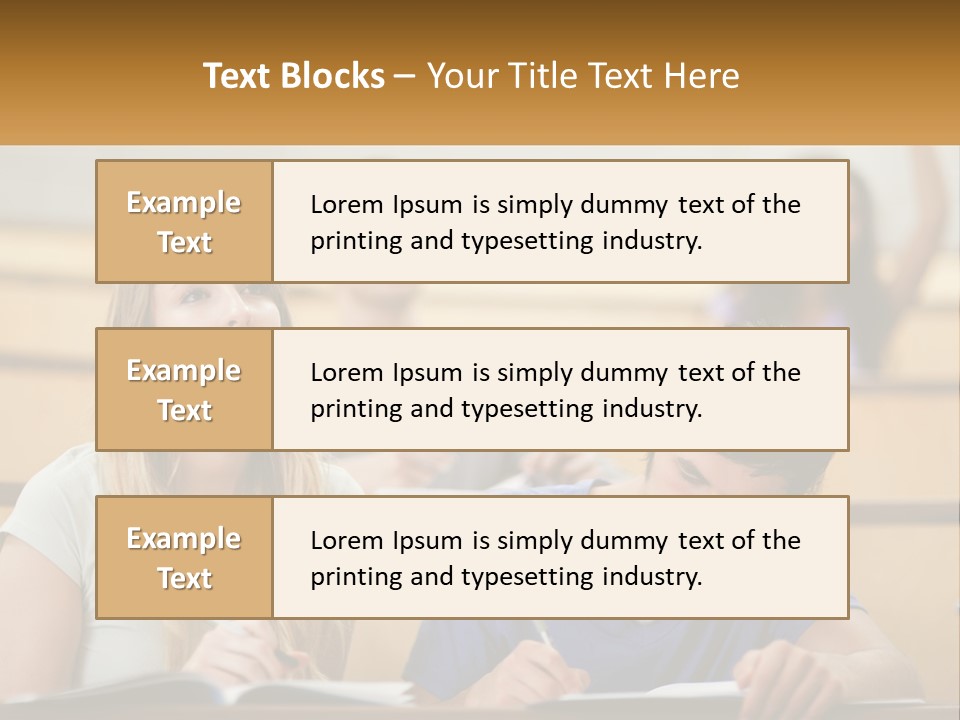 A Group Of People Sitting In A Lecture Hall PowerPoint Template