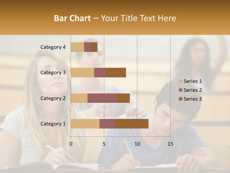 A Group Of People Sitting In A Lecture Hall PowerPoint Template