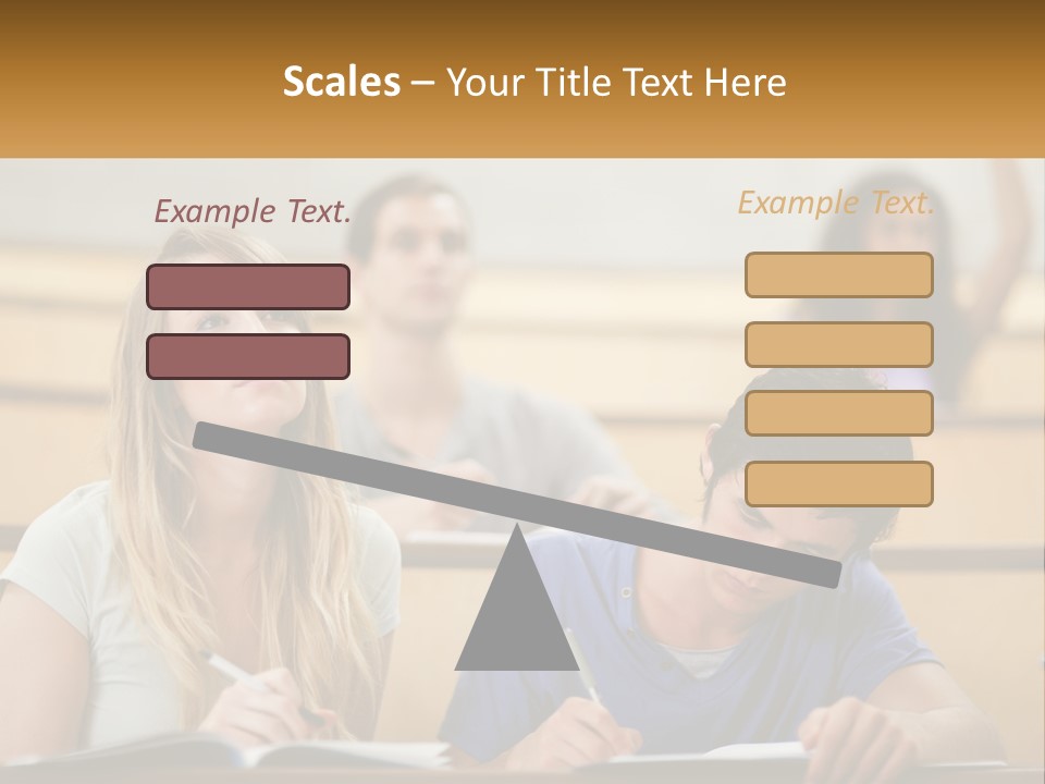 A Group Of People Sitting In A Lecture Hall PowerPoint Template