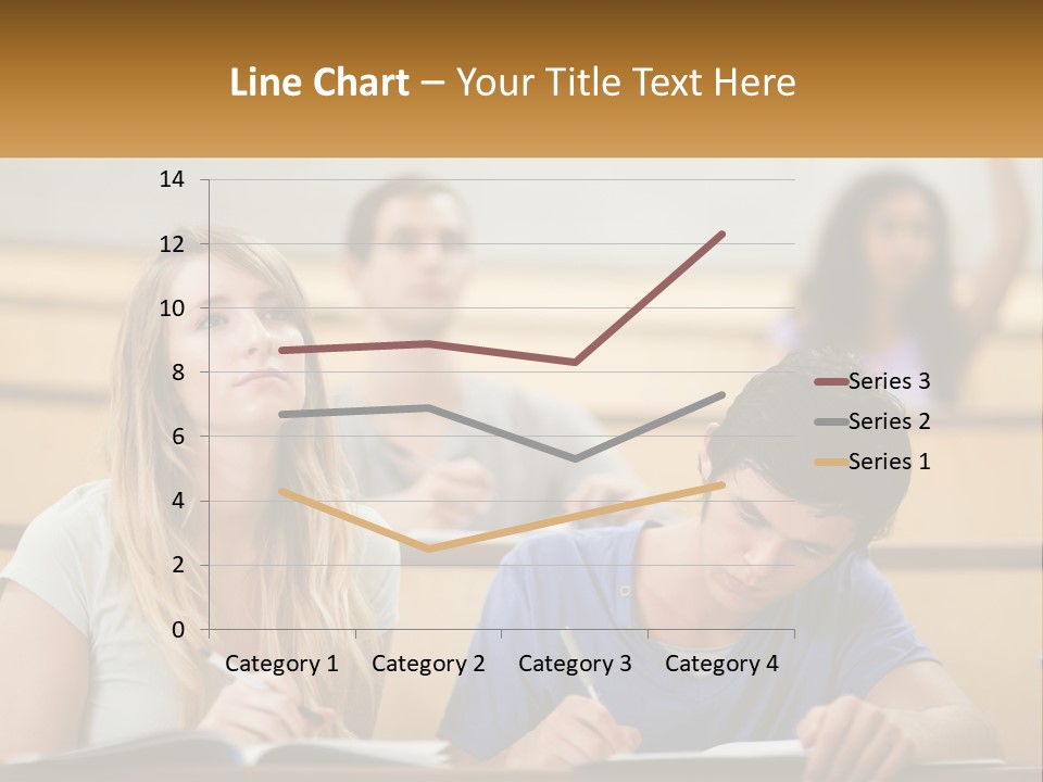 A Group Of People Sitting In A Lecture Hall PowerPoint Template