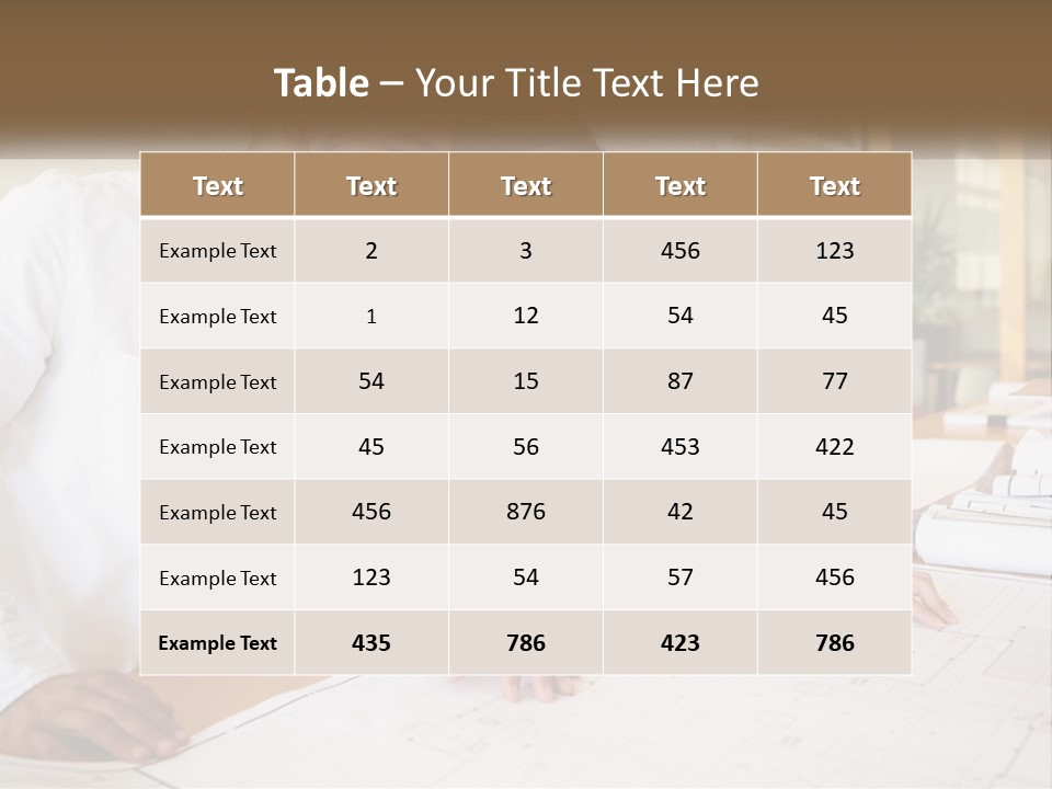 A Man And Woman Sitting At A Desk In An Office PowerPoint Template