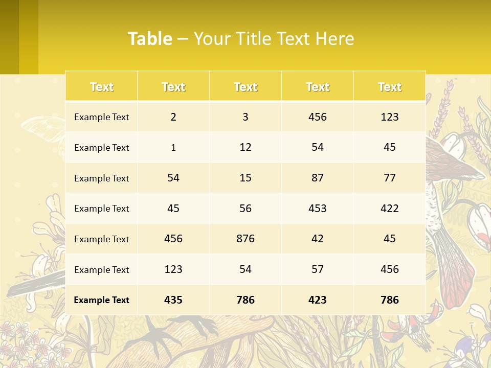 A Couple Of Birds Sitting On Top Of A Tree PowerPoint Template