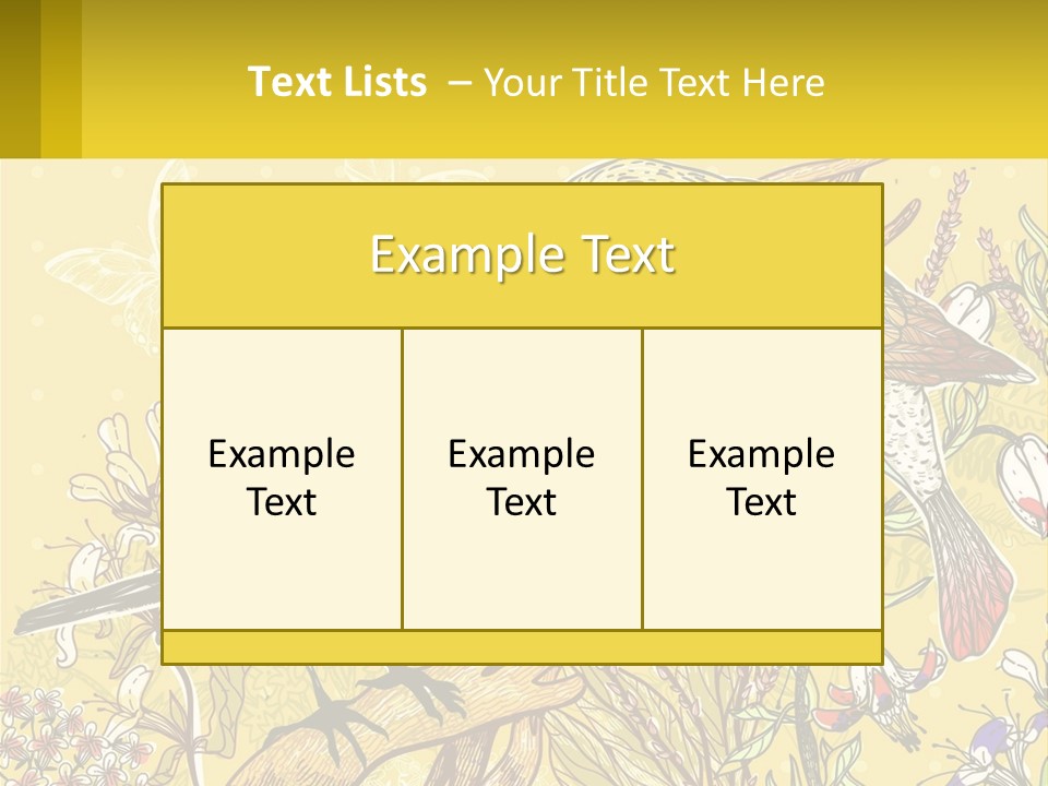 A Couple Of Birds Sitting On Top Of A Tree PowerPoint Template