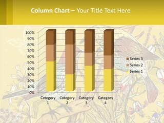 A Couple Of Birds Sitting On Top Of A Tree PowerPoint Template