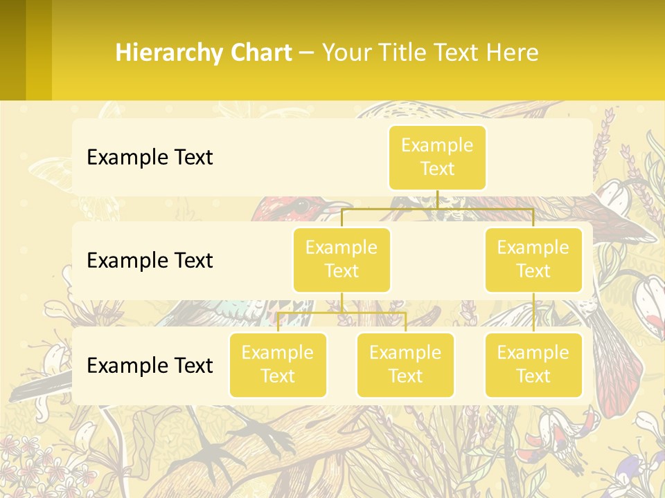 A Couple Of Birds Sitting On Top Of A Tree PowerPoint Template