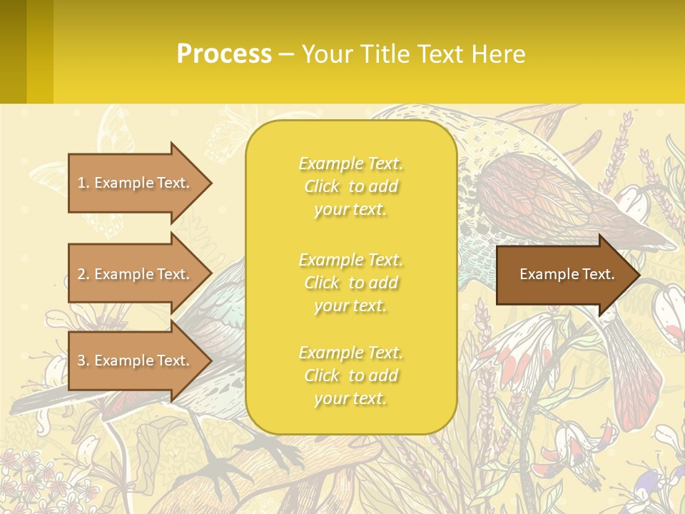 A Couple Of Birds Sitting On Top Of A Tree PowerPoint Template