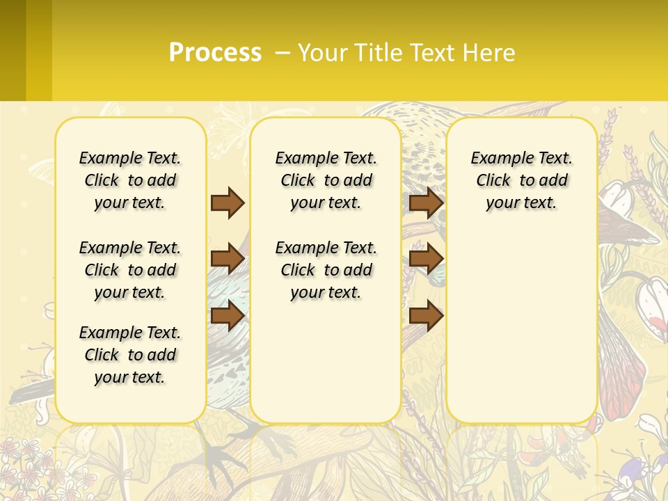 A Couple Of Birds Sitting On Top Of A Tree PowerPoint Template