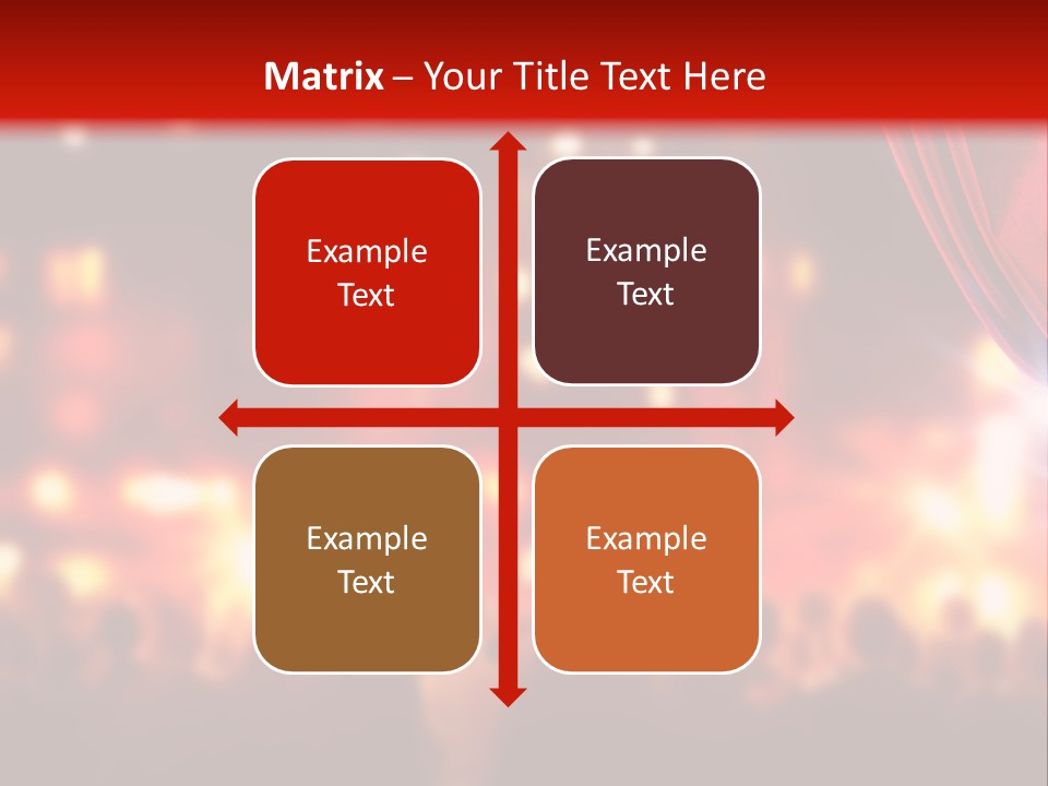 A Man Is Opening A Curtain With His Hands PowerPoint Template