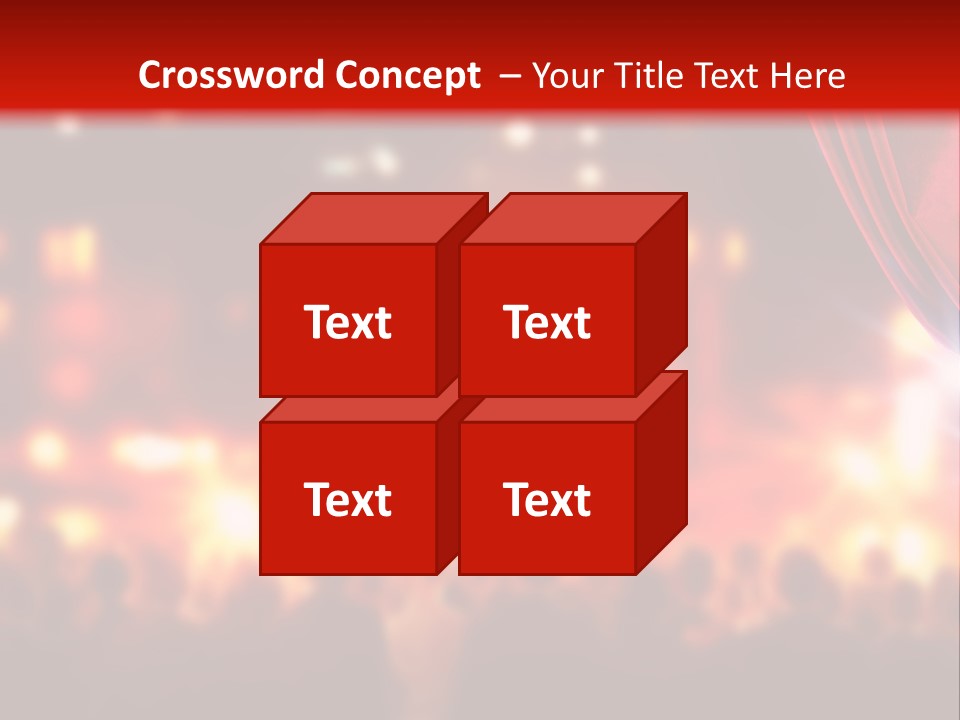 A Man Is Opening A Curtain With His Hands PowerPoint Template