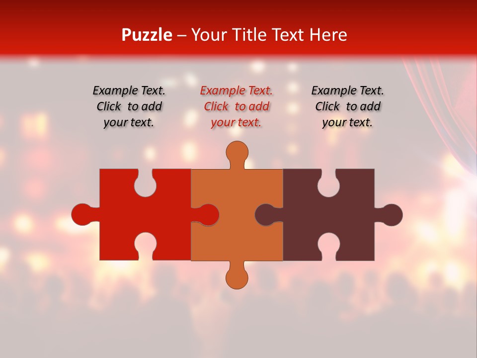 A Man Is Opening A Curtain With His Hands PowerPoint Template