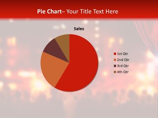 A Man Is Opening A Curtain With His Hands PowerPoint Template