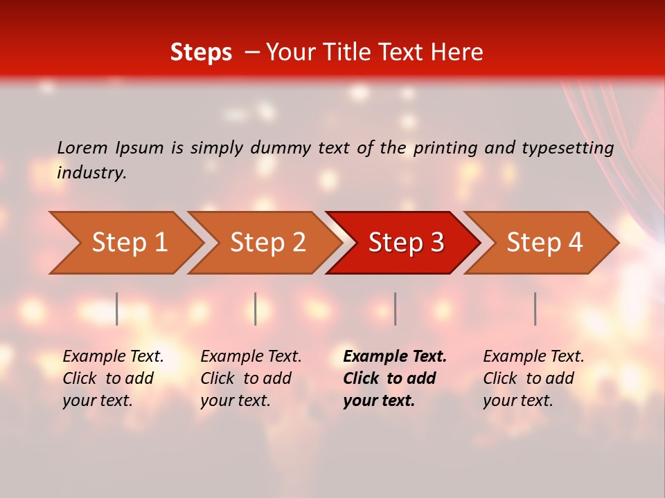 A Man Is Opening A Curtain With His Hands PowerPoint Template