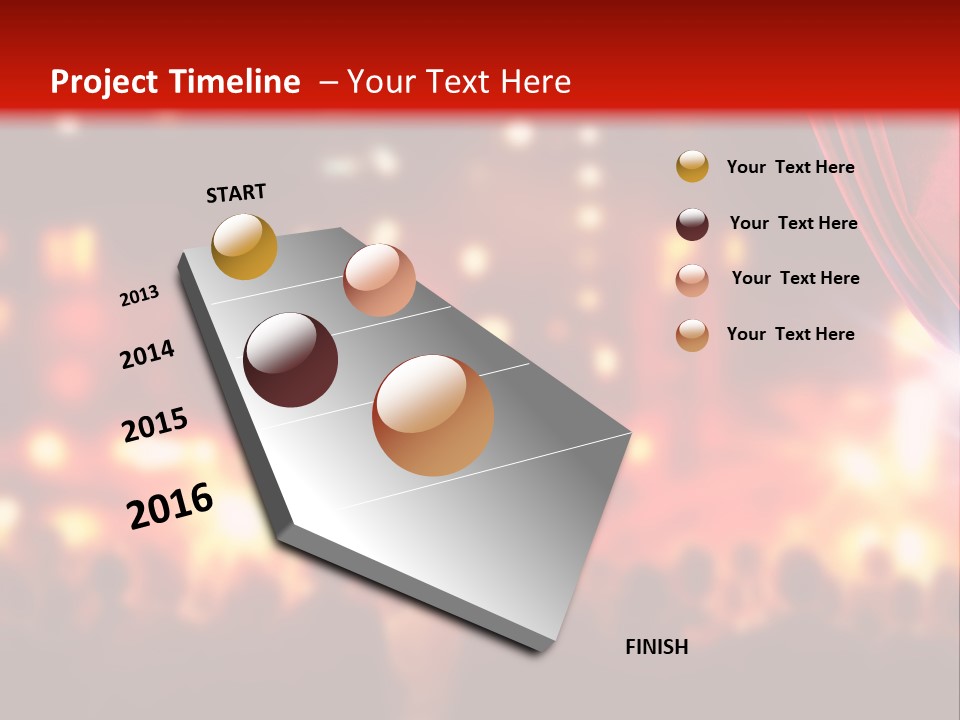 A Man Is Opening A Curtain With His Hands PowerPoint Template