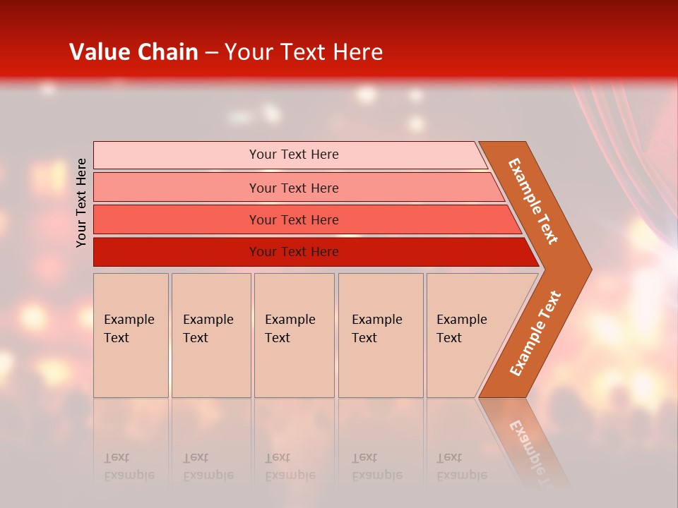 A Man Is Opening A Curtain With His Hands PowerPoint Template