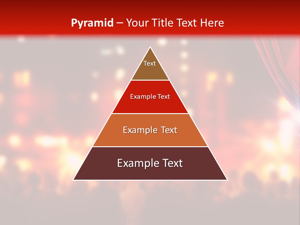 A Man Is Opening A Curtain With His Hands PowerPoint Template