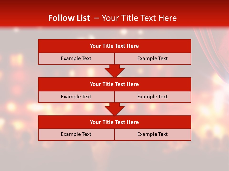 A Man Is Opening A Curtain With His Hands PowerPoint Template