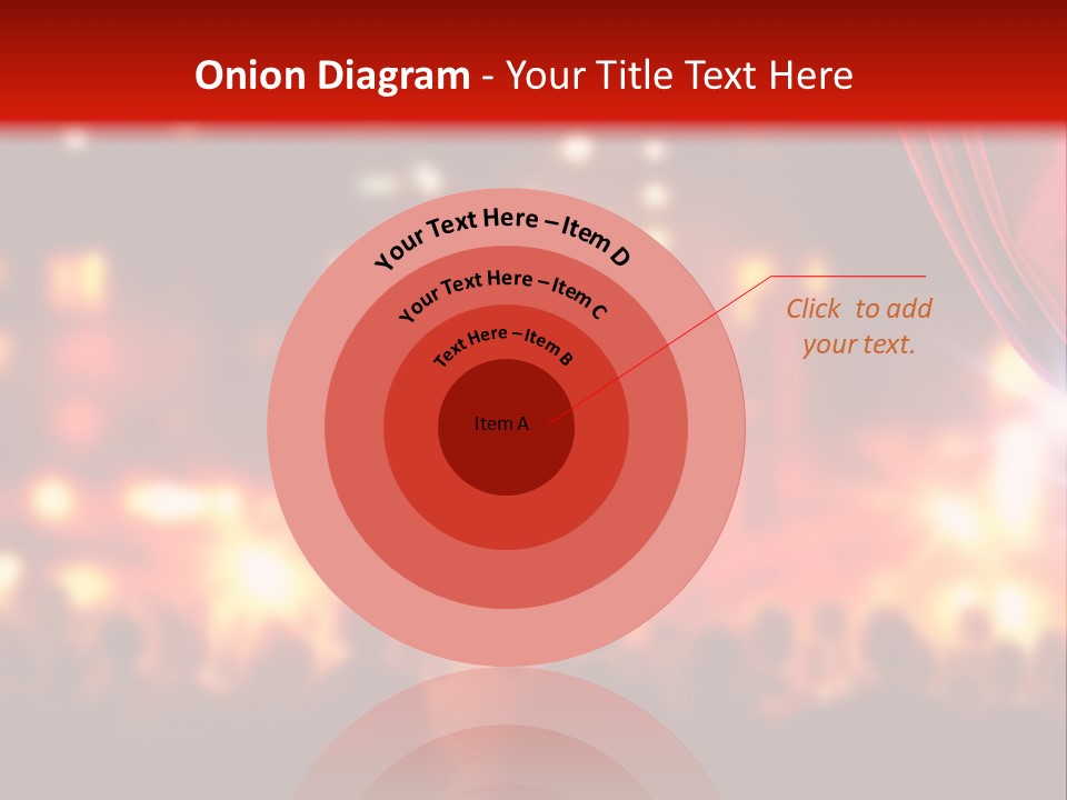 A Man Is Opening A Curtain With His Hands PowerPoint Template