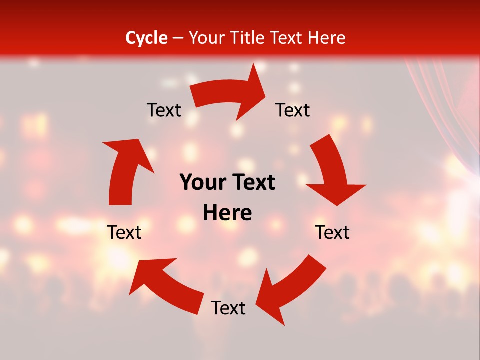 A Man Is Opening A Curtain With His Hands PowerPoint Template