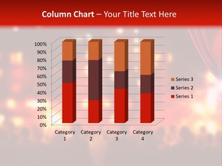 A Man Is Opening A Curtain With His Hands PowerPoint Template
