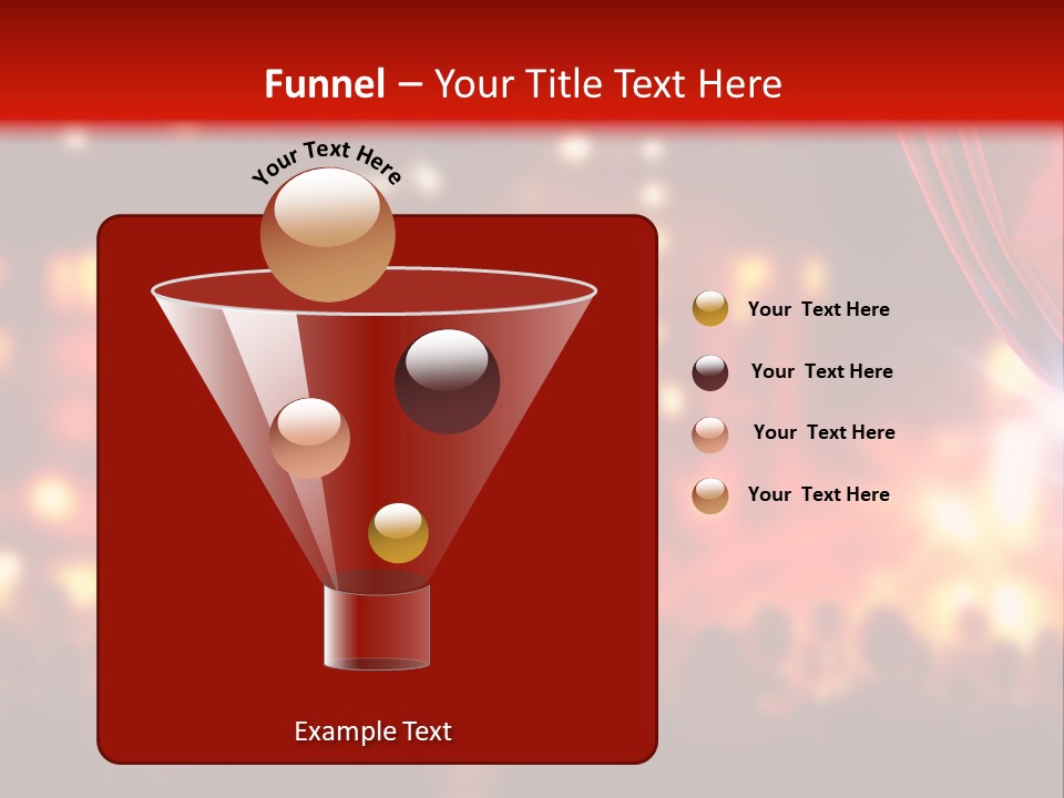 A Man Is Opening A Curtain With His Hands PowerPoint Template