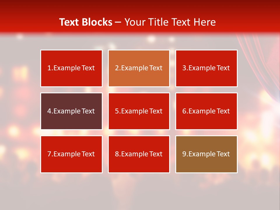 A Man Is Opening A Curtain With His Hands PowerPoint Template