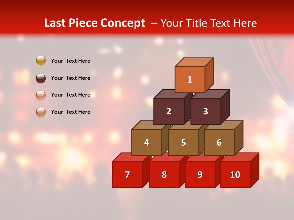 A Man Is Opening A Curtain With His Hands PowerPoint Template