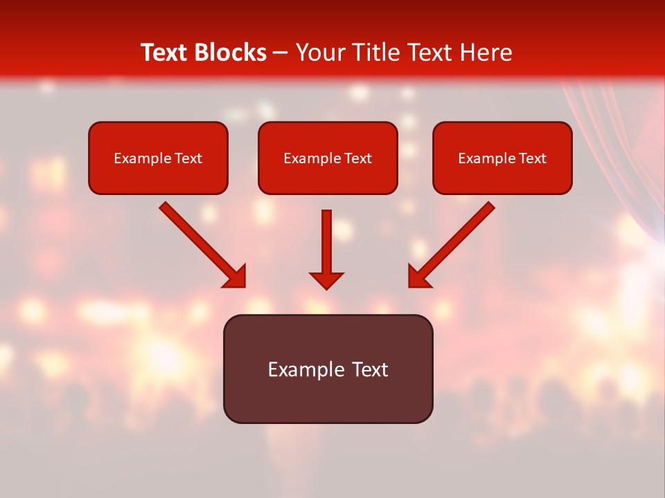 A Man Is Opening A Curtain With His Hands PowerPoint Template