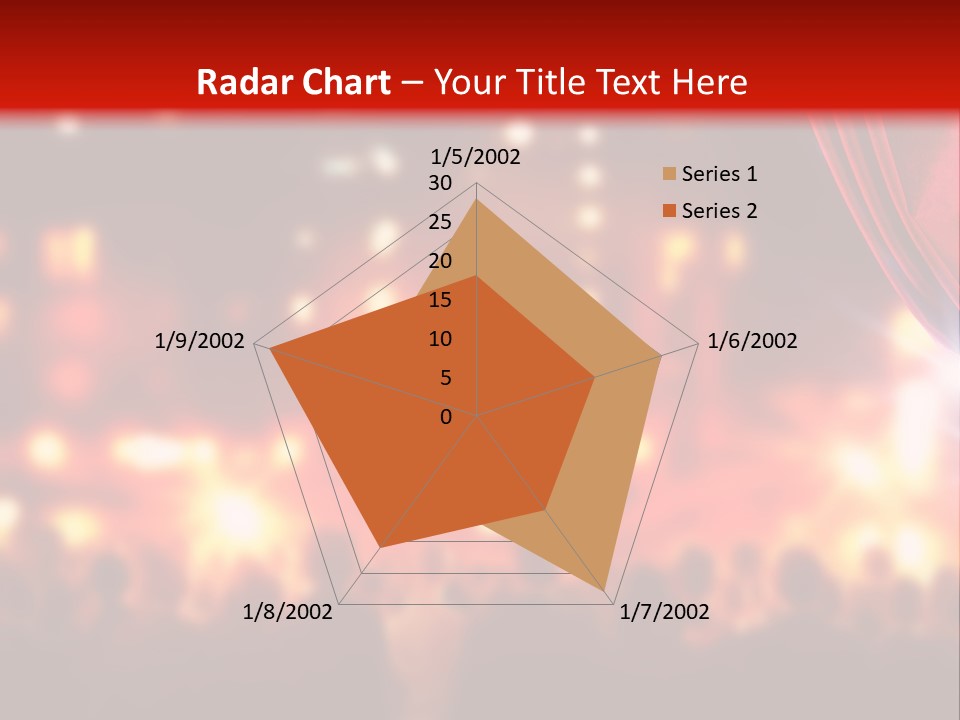A Man Is Opening A Curtain With His Hands PowerPoint Template