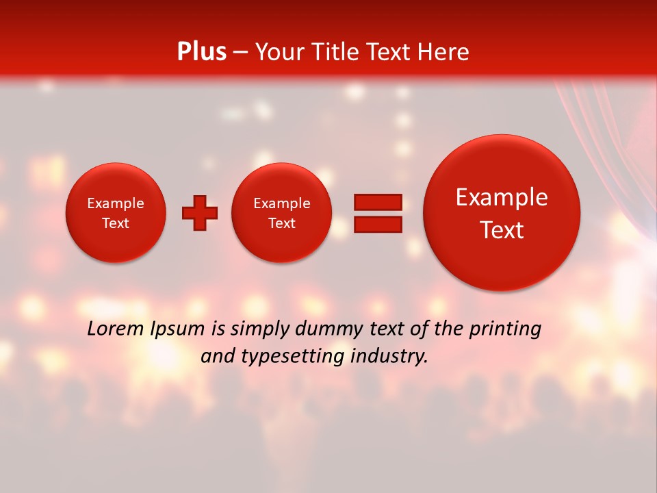 A Man Is Opening A Curtain With His Hands PowerPoint Template