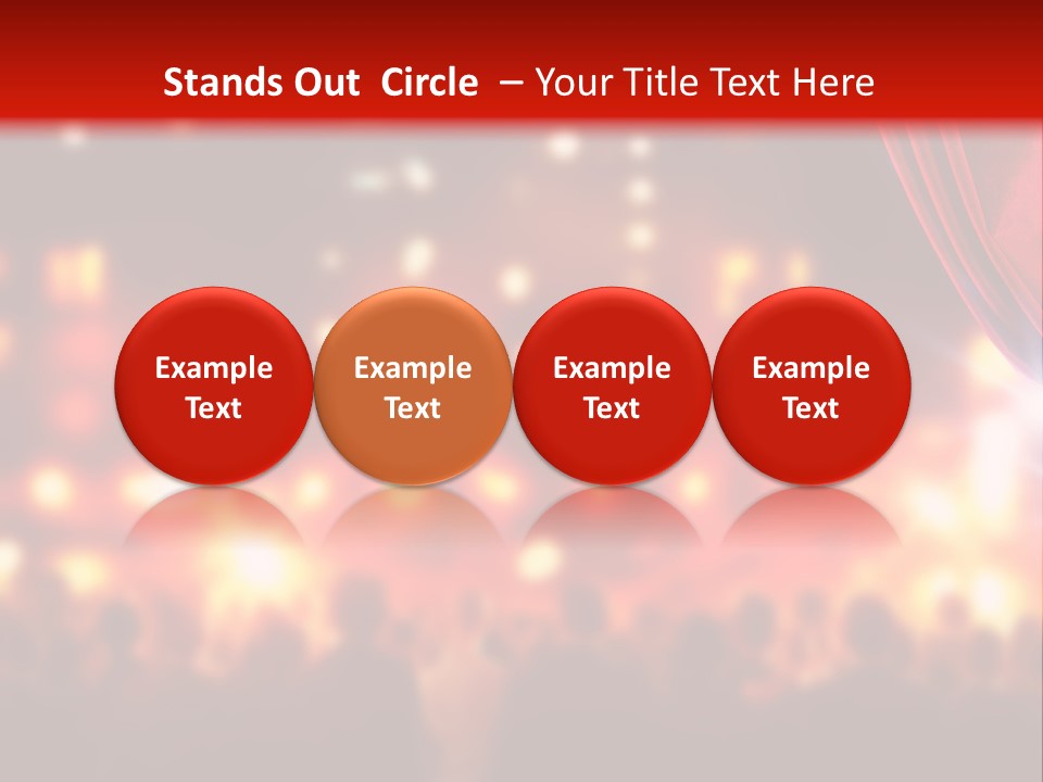 A Man Is Opening A Curtain With His Hands PowerPoint Template