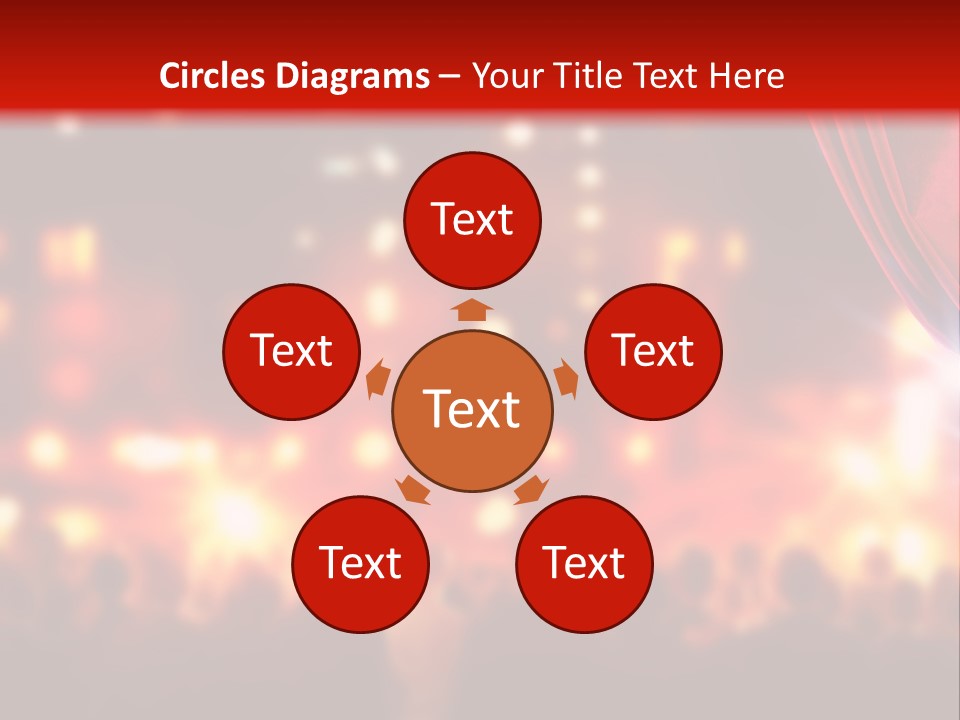 A Man Is Opening A Curtain With His Hands PowerPoint Template