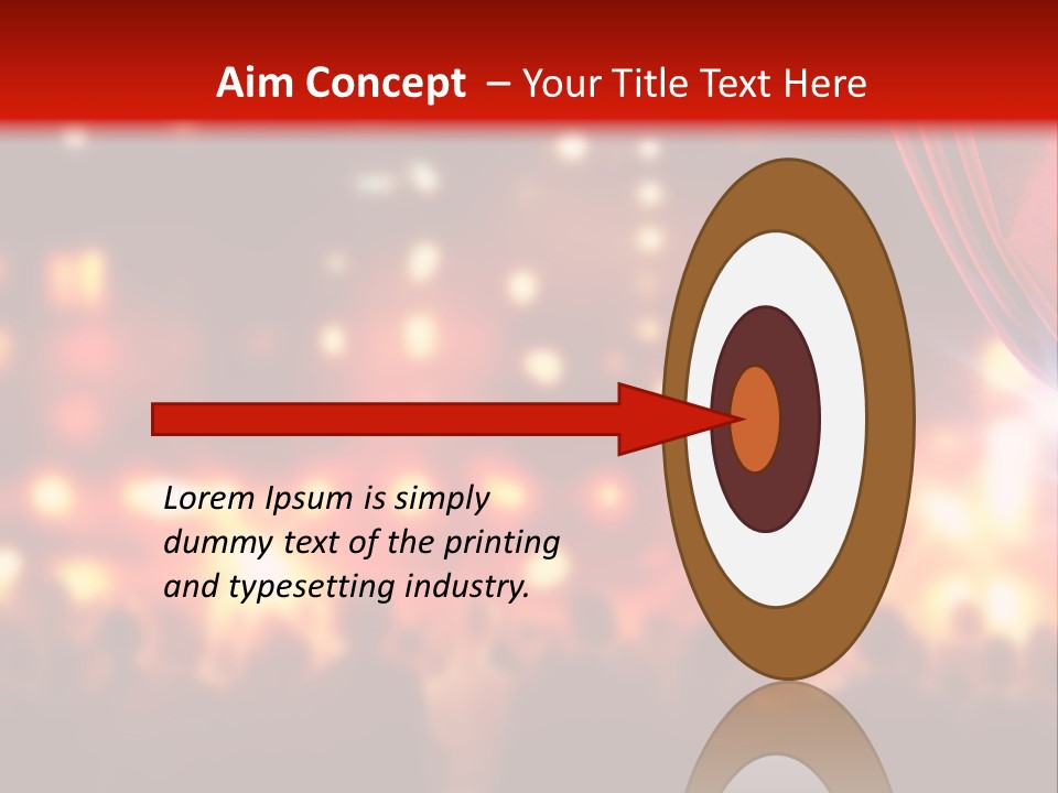 A Man Is Opening A Curtain With His Hands PowerPoint Template