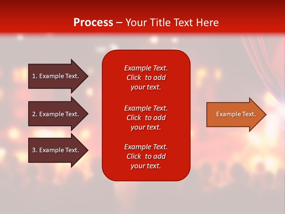 A Man Is Opening A Curtain With His Hands PowerPoint Template