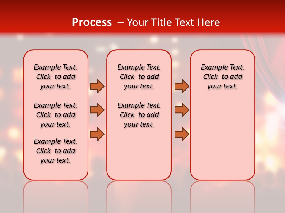 A Man Is Opening A Curtain With His Hands PowerPoint Template