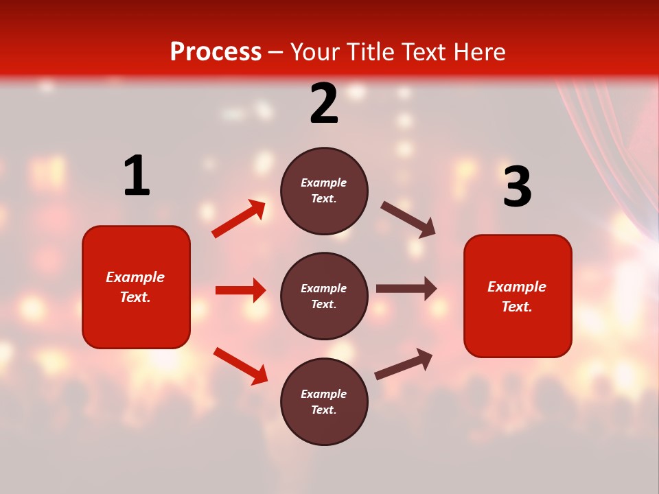 A Man Is Opening A Curtain With His Hands PowerPoint Template