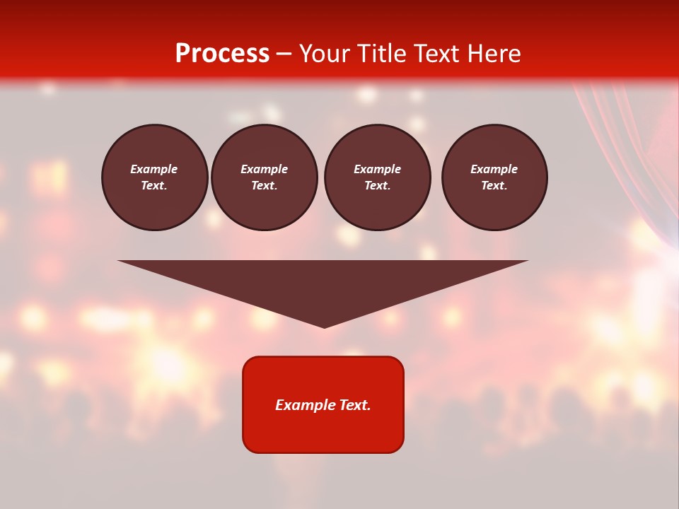 A Man Is Opening A Curtain With His Hands PowerPoint Template