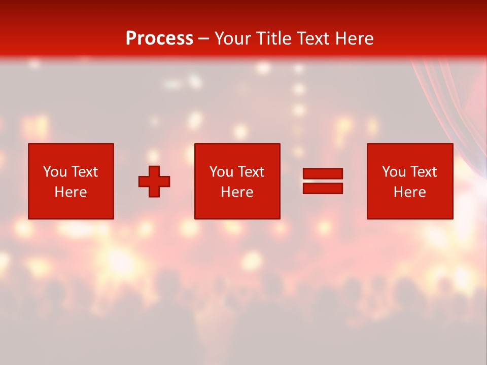 A Man Is Opening A Curtain With His Hands PowerPoint Template