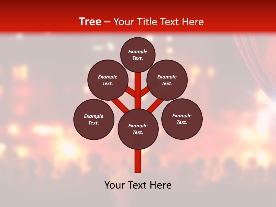 A Man Is Opening A Curtain With His Hands PowerPoint Template