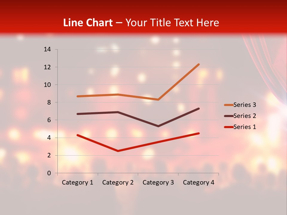 A Man Is Opening A Curtain With His Hands PowerPoint Template