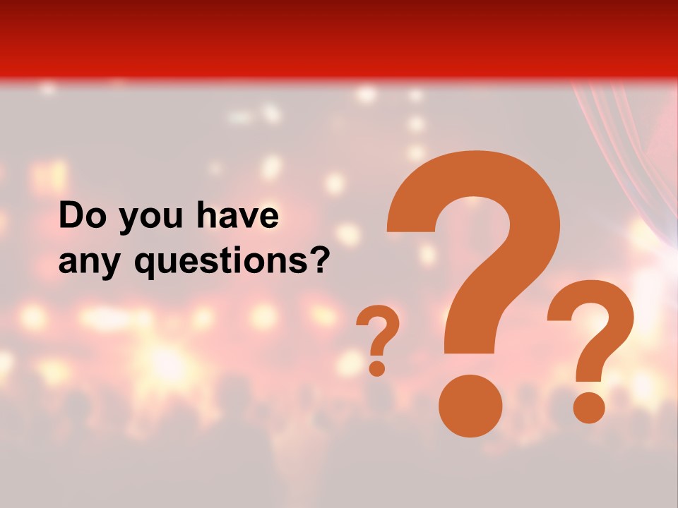 A Man Is Opening A Curtain With His Hands PowerPoint Template